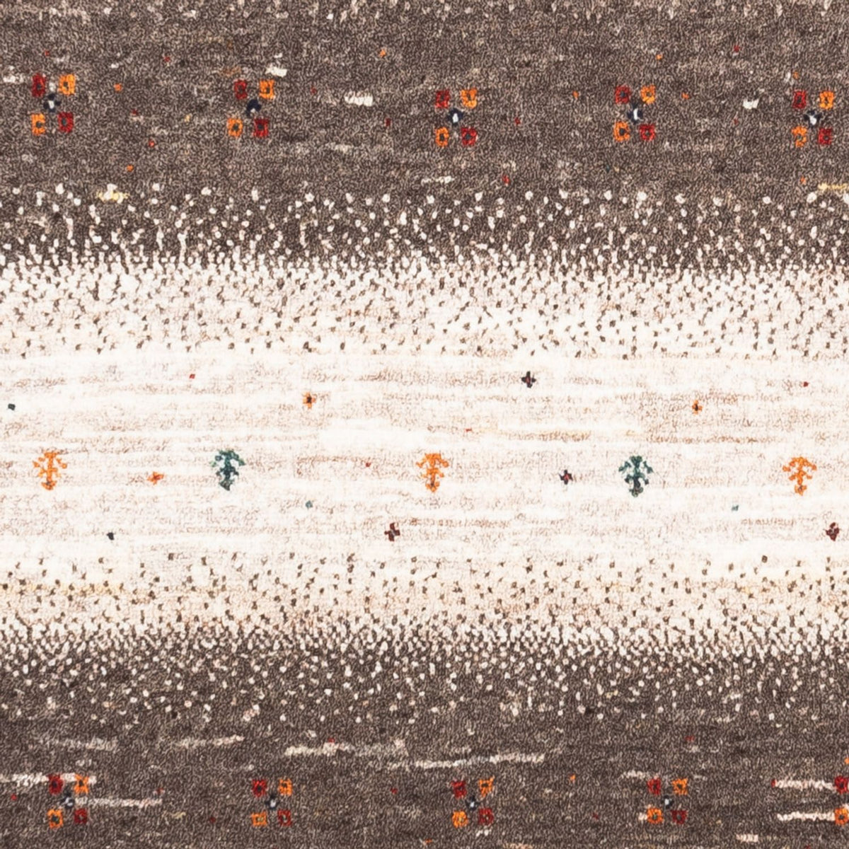 Gabbeh Tapijt - Loribaft Perzisch - 127 x 82 cm - grijs