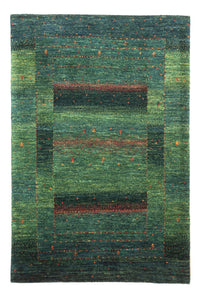 Gabbeh Tapijt - Loribaft Perzisch - 125 x 86 cm - groen