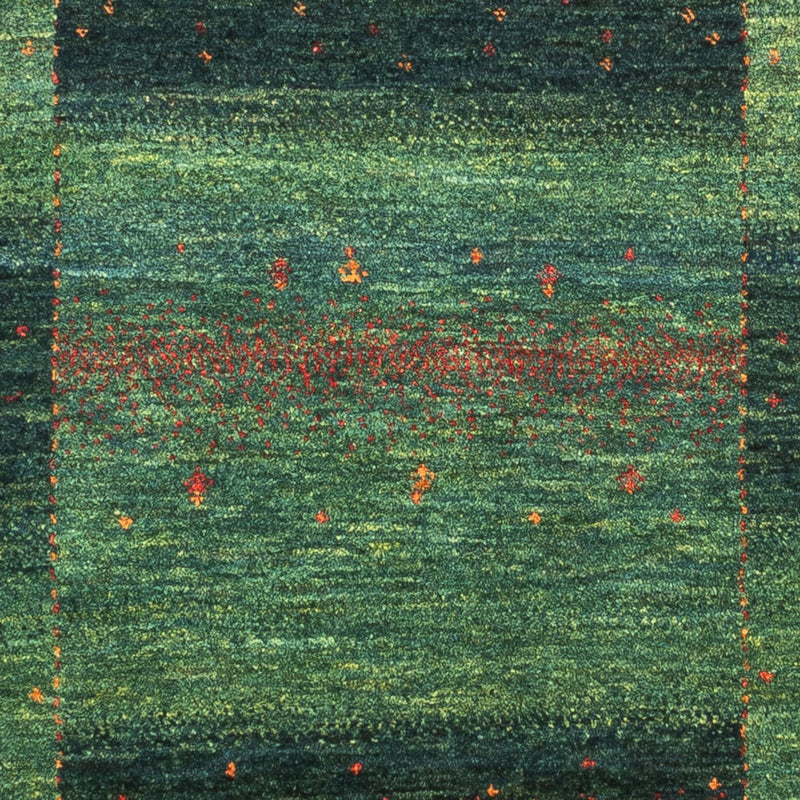 Gabbeh Tapijt - Loribaft Perzisch - 125 x 86 cm - groen