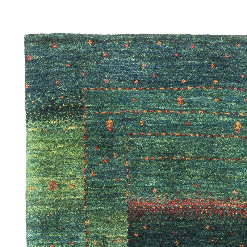 Gabbeh Tapijt - Loribaft Perzisch - 125 x 86 cm - groen