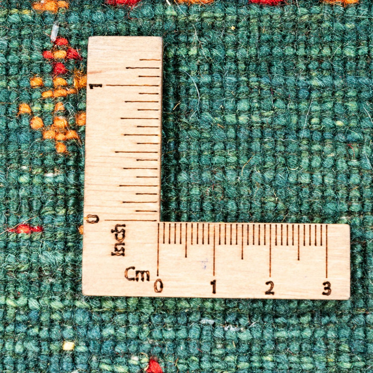 Gabbeh Tapijt - Loribaft Perzisch - 125 x 86 cm - groen