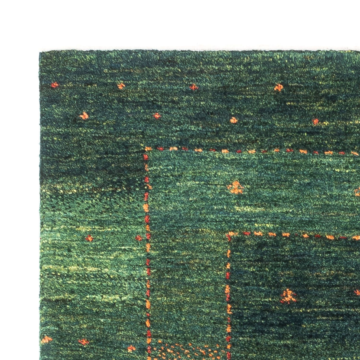 Gabbeh Tapijt - Loribaft Perzisch - 121 x 85 cm - groen