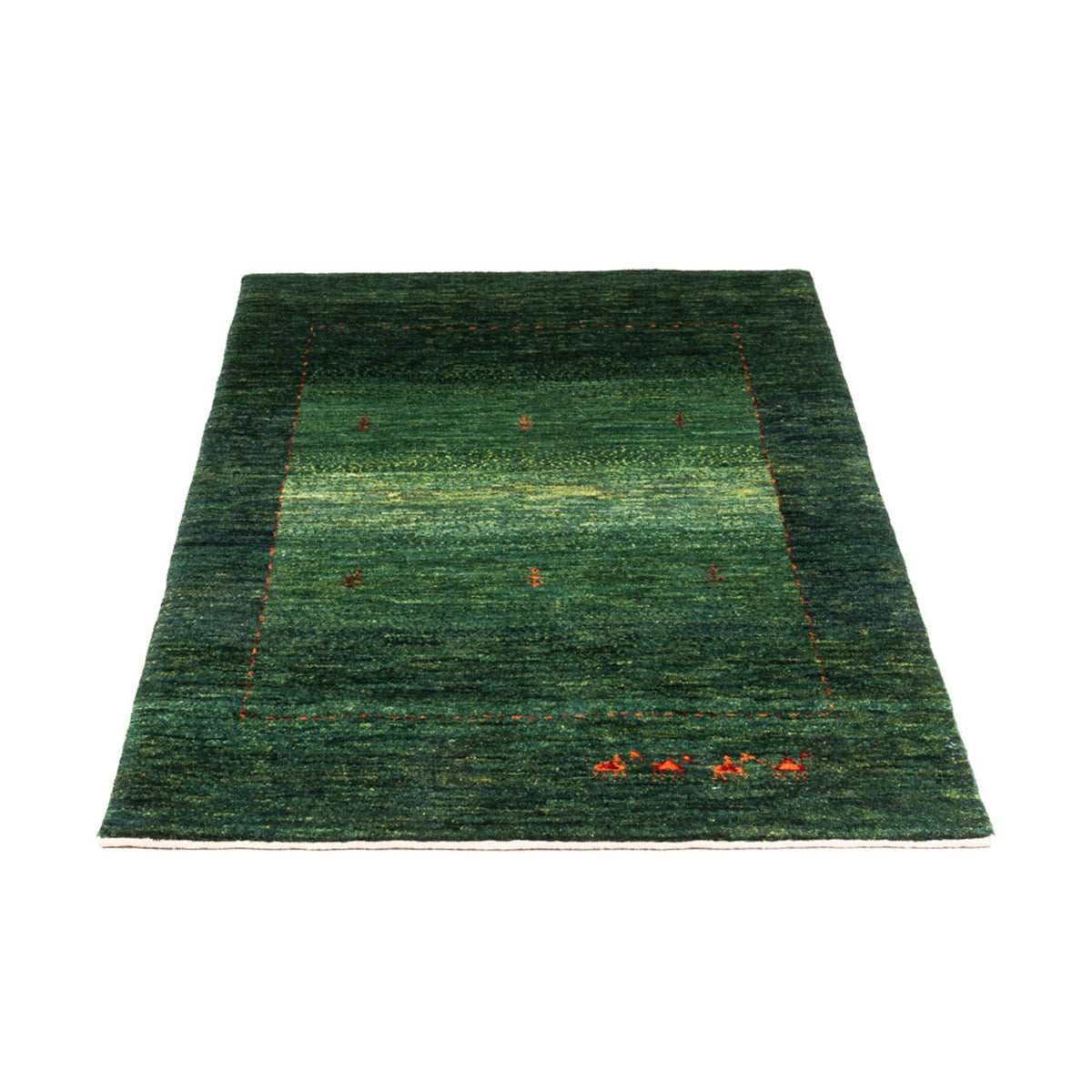 Gabbeh Tapijt - Loribaft Perzisch - 120 x 80 cm - groen