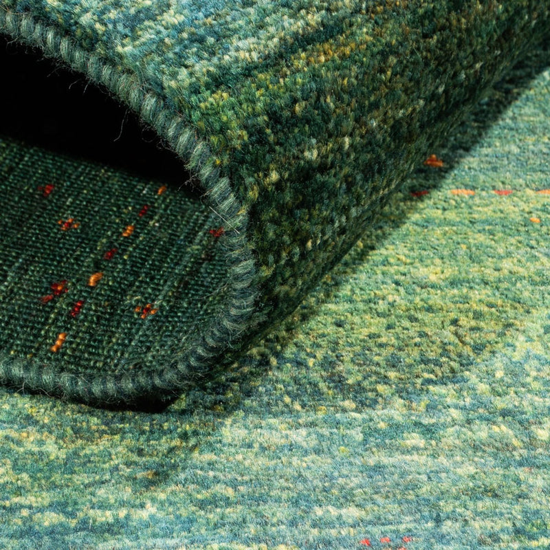 Gabbeh Tapijt - Loribaft Perzisch - 125 x 85 cm - groen