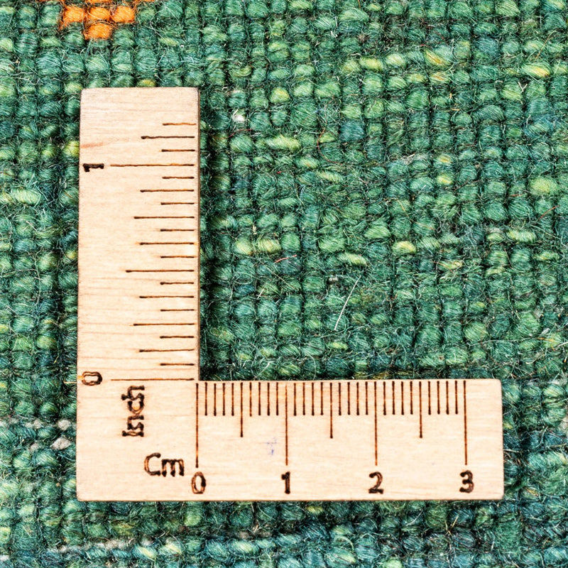 Gabbeh Tapijt - Loribaft Perzisch - 125 x 85 cm - groen