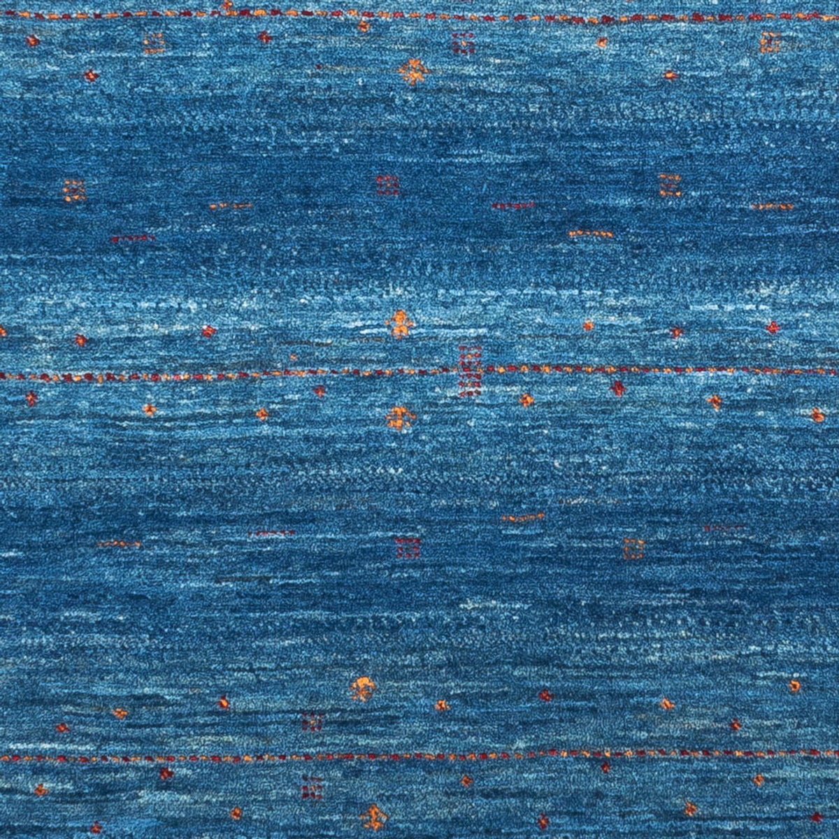 Gabbeh Tapijt - Loribaft Perzisch - 131 x 85 cm - blauw