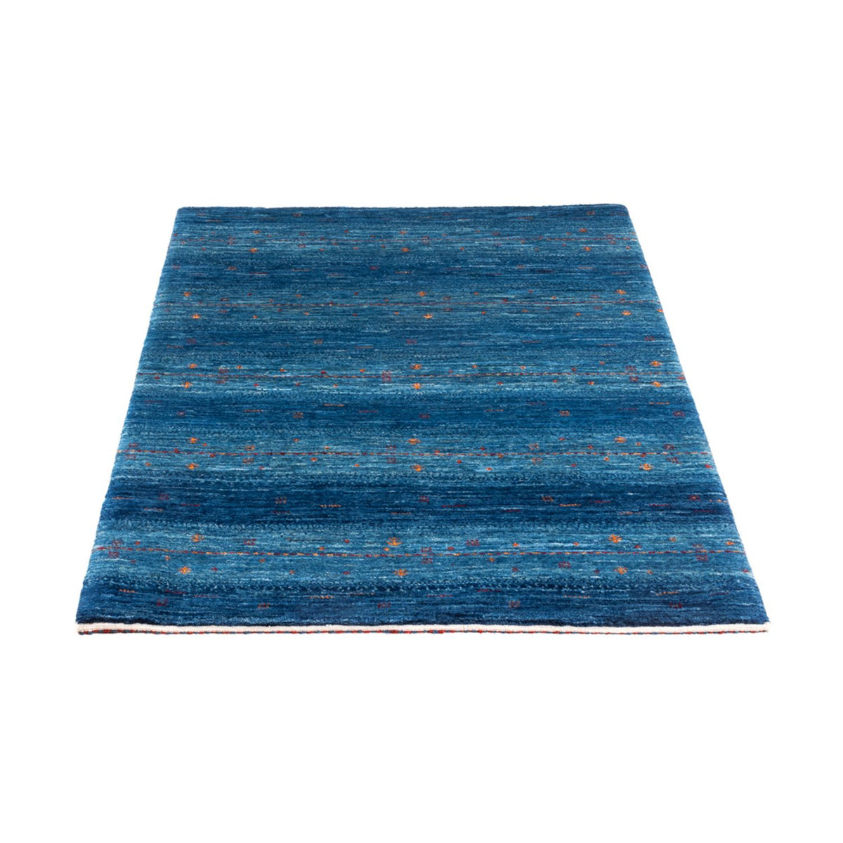 Gabbeh Tapijt - Loribaft Perzisch - 131 x 85 cm - blauw