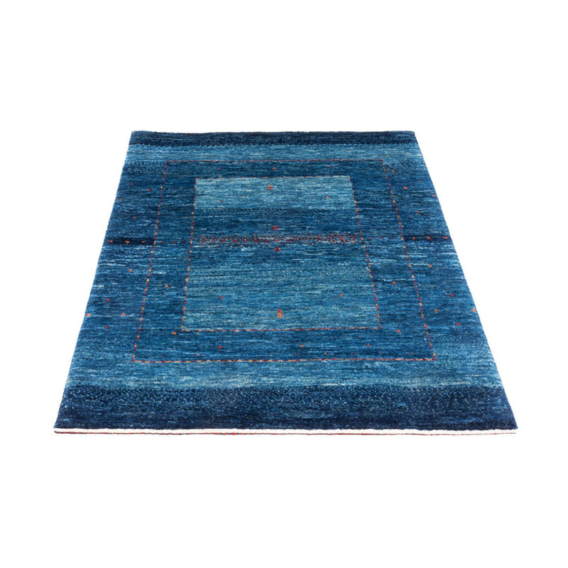 Gabbeh Tapijt - Loribaft Perzisch - 122 x 83 cm - blauw