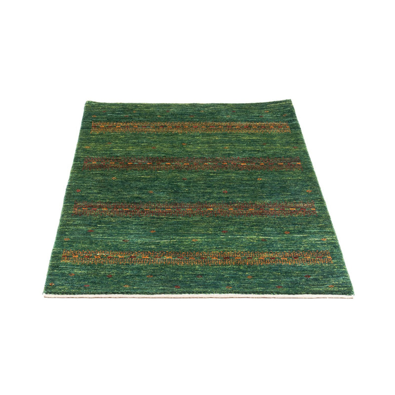 Gabbeh Tapijt - Loribaft Perzisch - 128 x 82 cm - groen