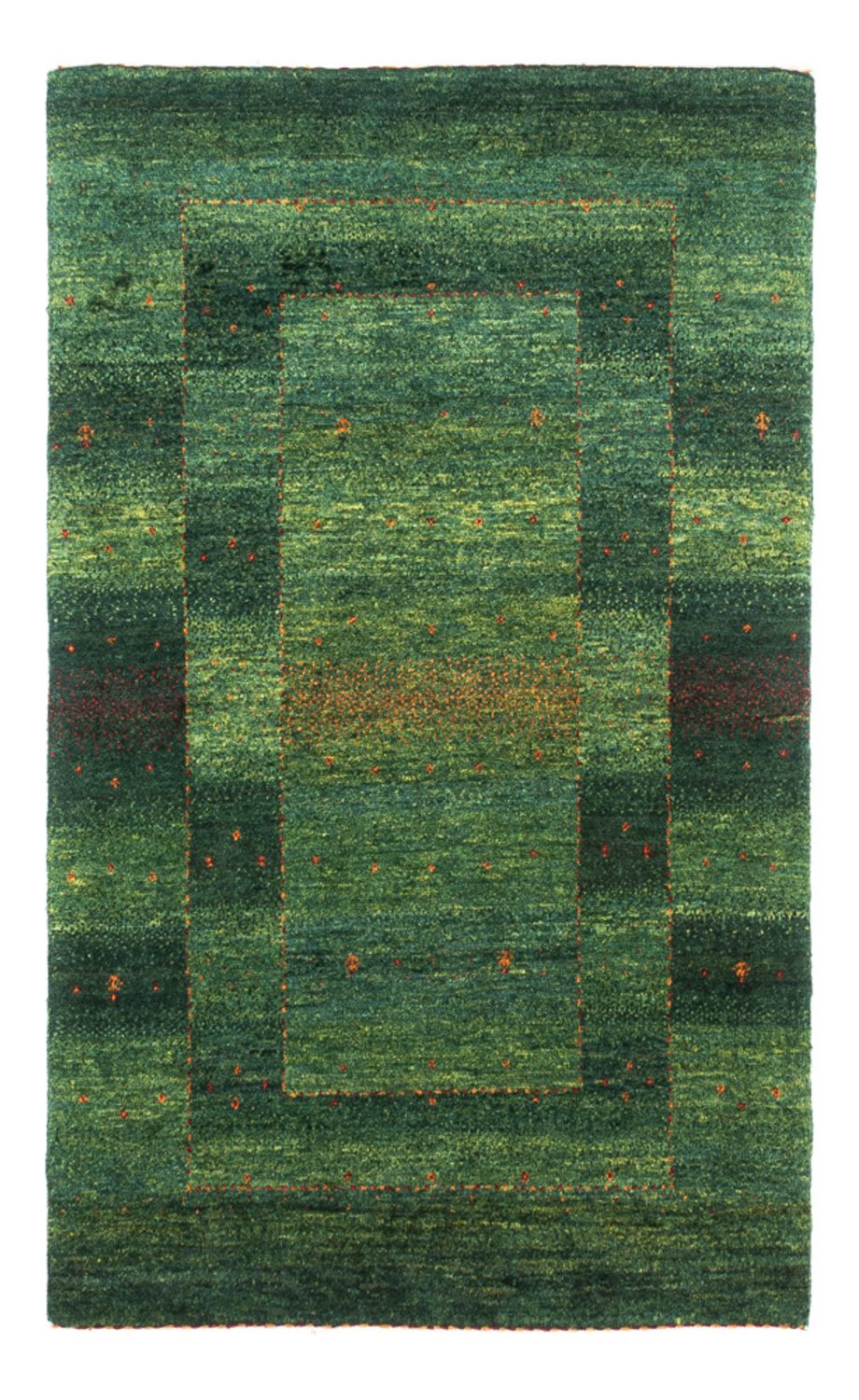 Gabbeh Tapijt - Loribaft Perzisch - 123 x 79 cm - groen