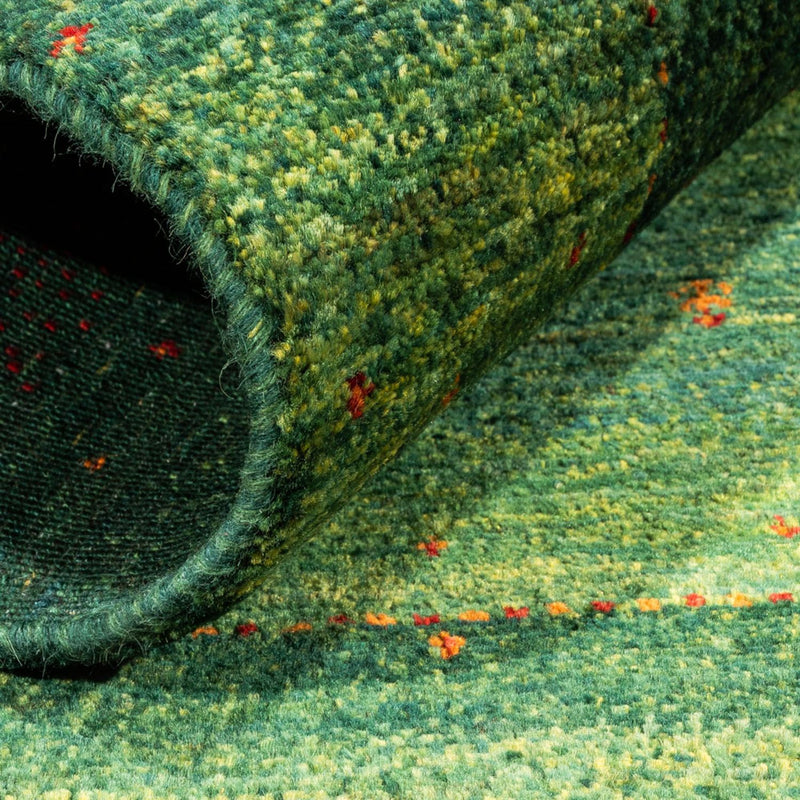 Gabbeh Tapijt - Loribaft Perzisch - 123 x 79 cm - groen