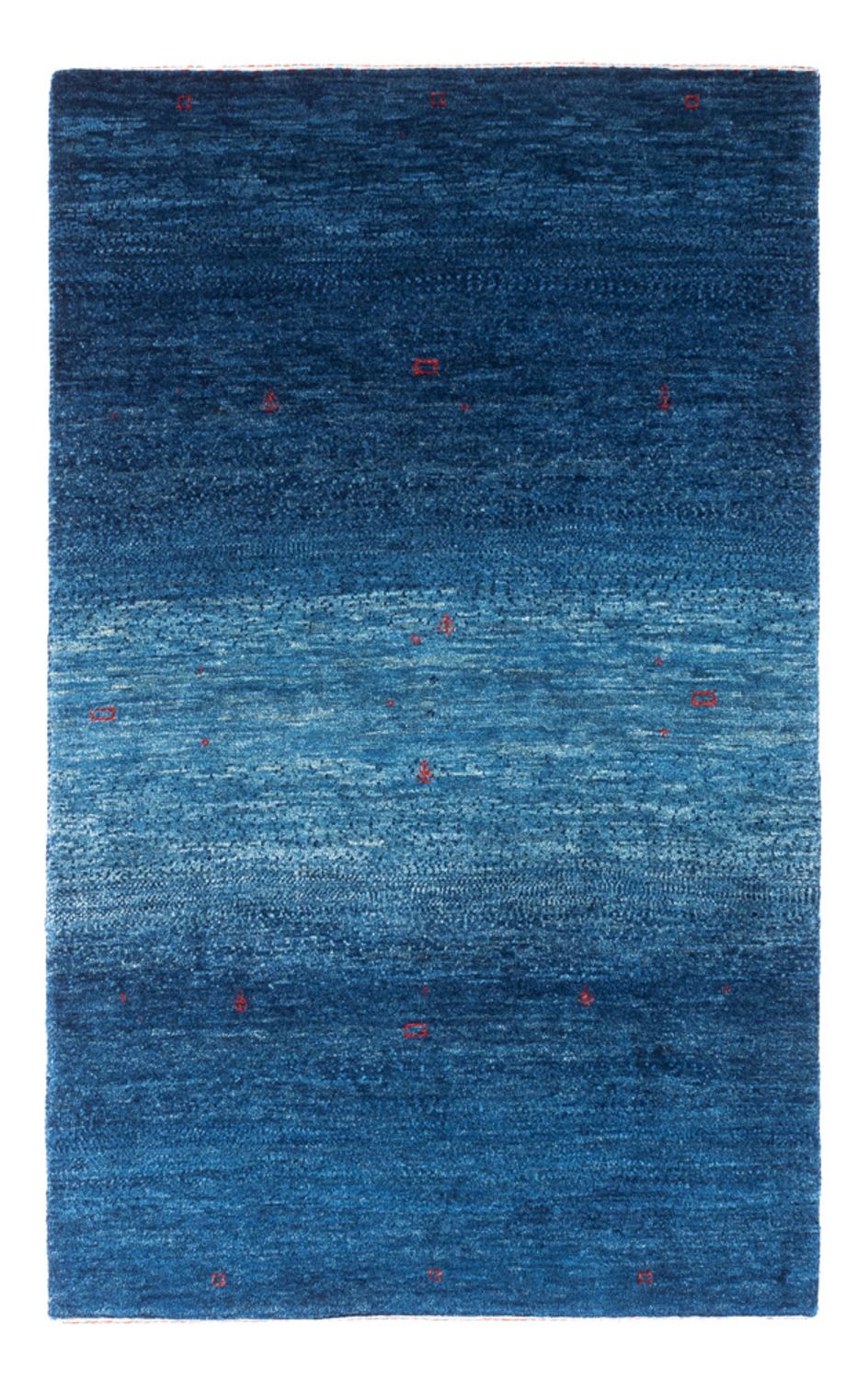 Gabbeh Tapijt - Loribaft Perzisch - 137 x 83 cm - blauw