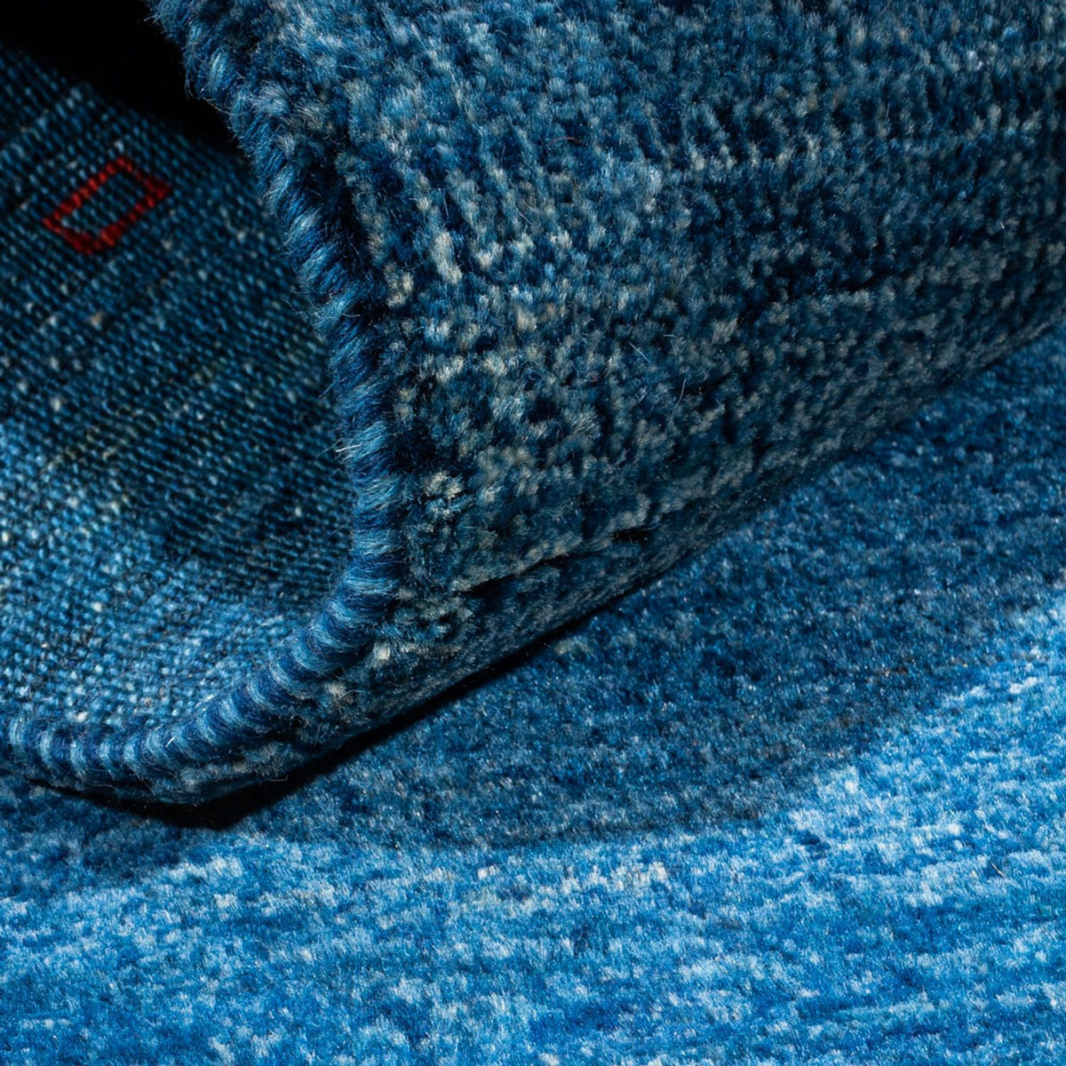 Gabbeh Tapijt - Loribaft Perzisch - 137 x 83 cm - blauw