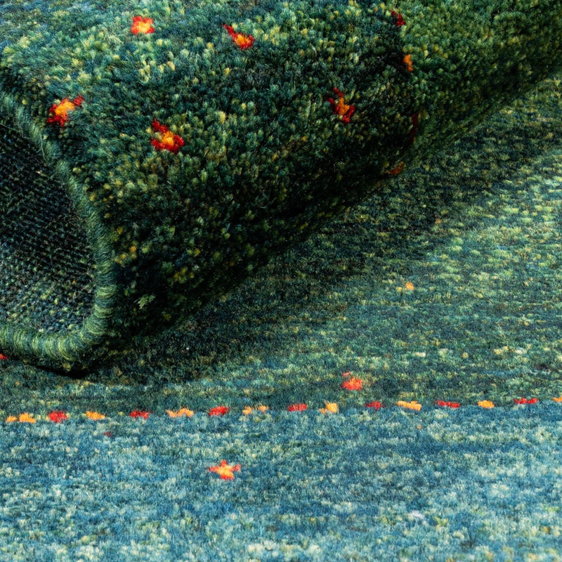 Gabbeh Tapijt - Loribaft Perzisch - 121 x 80 cm - groen