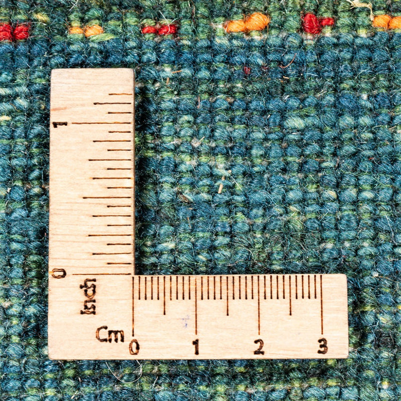 Gabbeh Tapijt - Loribaft Perzisch - 121 x 80 cm - groen