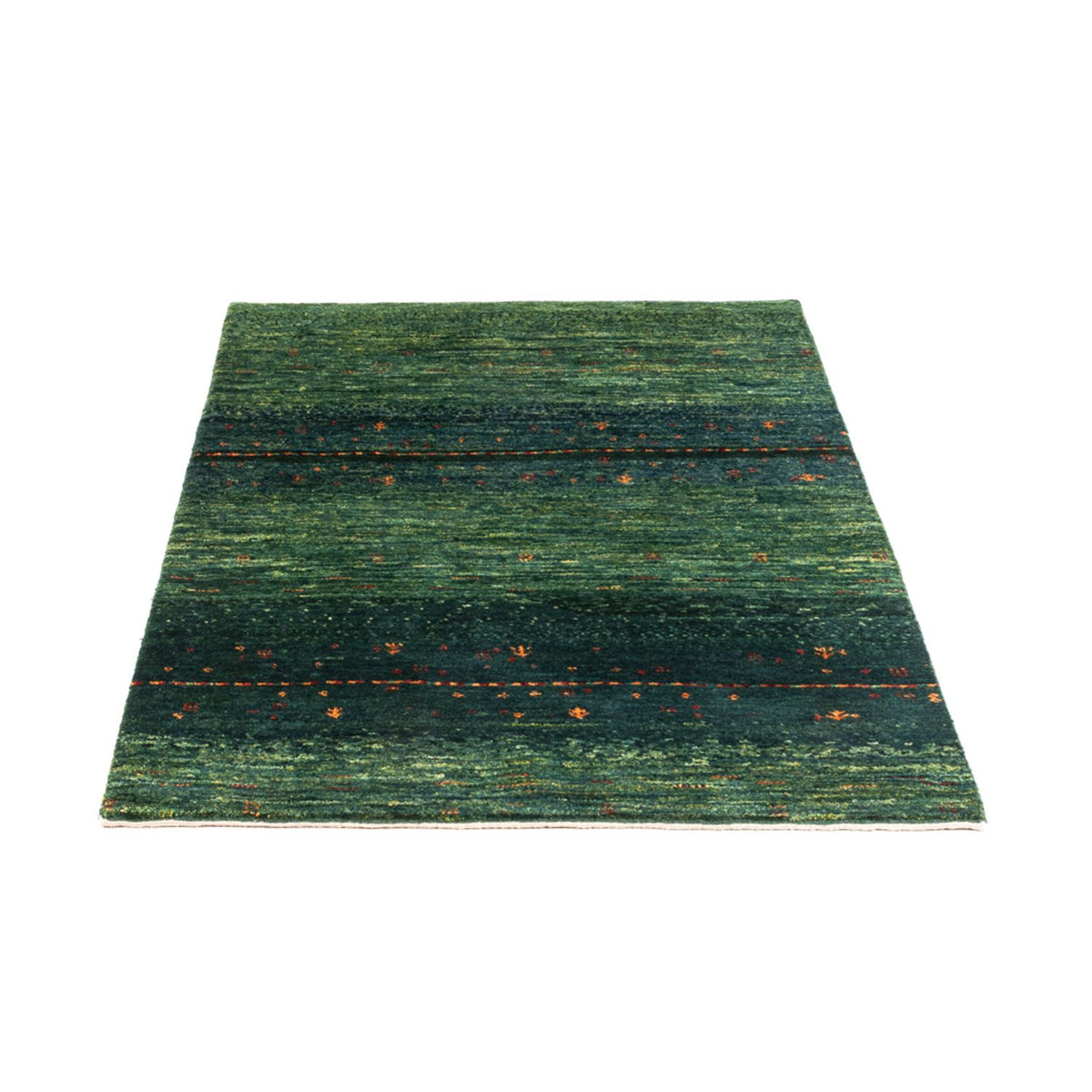 Gabbeh Tapijt - Loribaft Perzisch - 110 x 81 cm - groen
