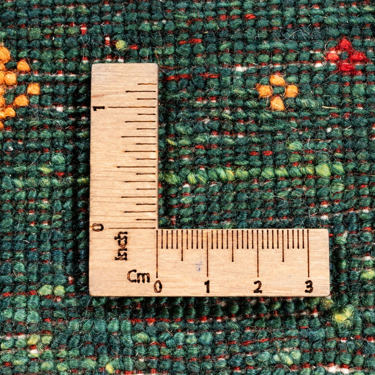 Gabbeh Tapijt - Loribaft Perzisch - 110 x 81 cm - groen