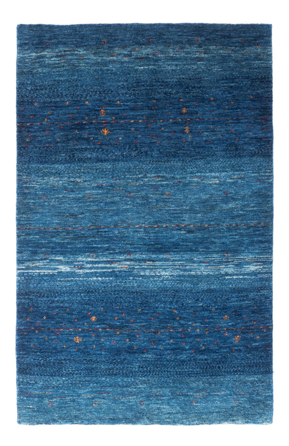 Gabbeh Tapijt - Loribaft Perzisch - 132 x 84 cm - blauw