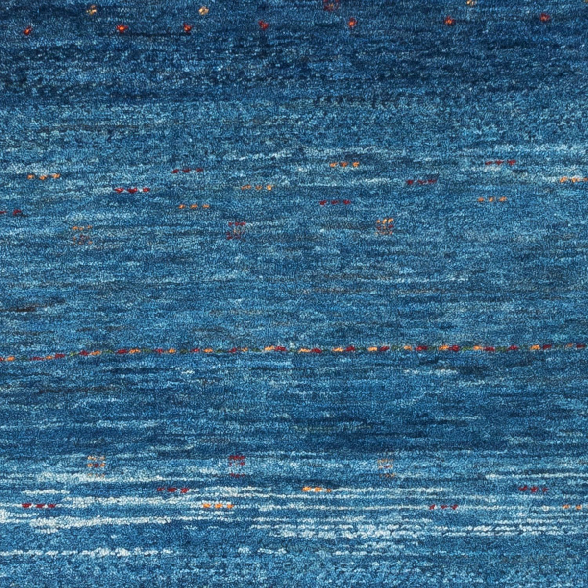 Gabbeh Tapijt - Loribaft Perzisch - 132 x 84 cm - blauw