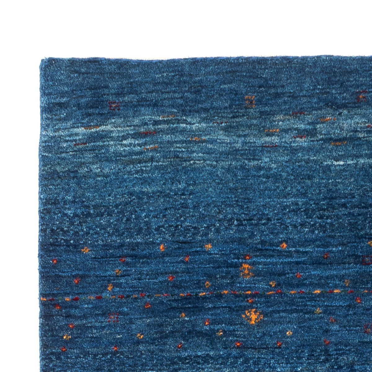 Gabbeh Tapijt - Loribaft Perzisch - 132 x 84 cm - blauw