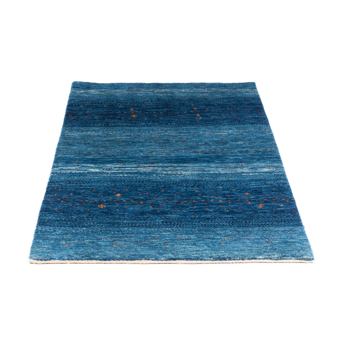 Gabbeh Tapijt - Loribaft Perzisch - 132 x 84 cm - blauw