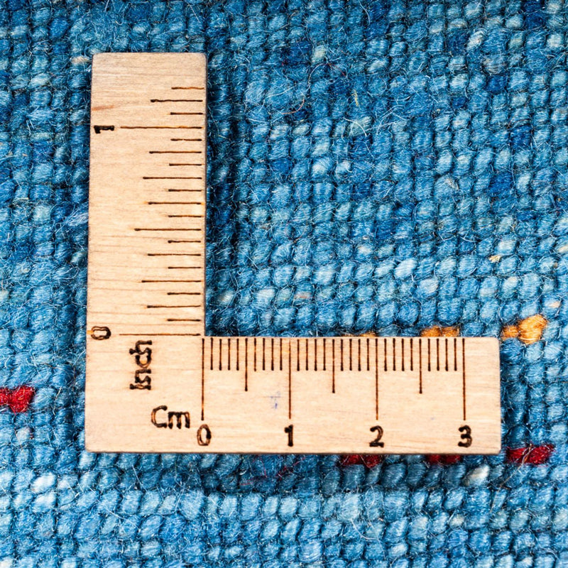 Gabbeh Tapijt - Loribaft Perzisch - 132 x 84 cm - blauw