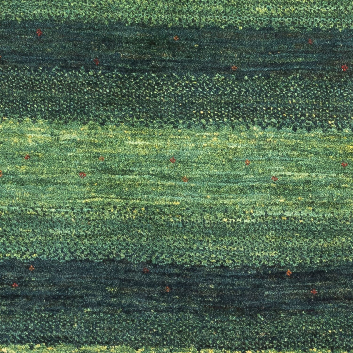 Gabbeh Tapijt - Loribaft Perzisch - 110 x 86 cm - groen