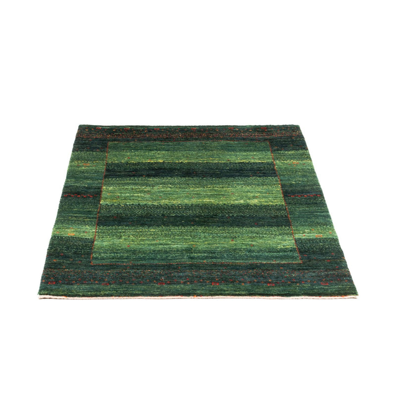 Gabbeh Tapijt - Loribaft Perzisch - 110 x 86 cm - groen