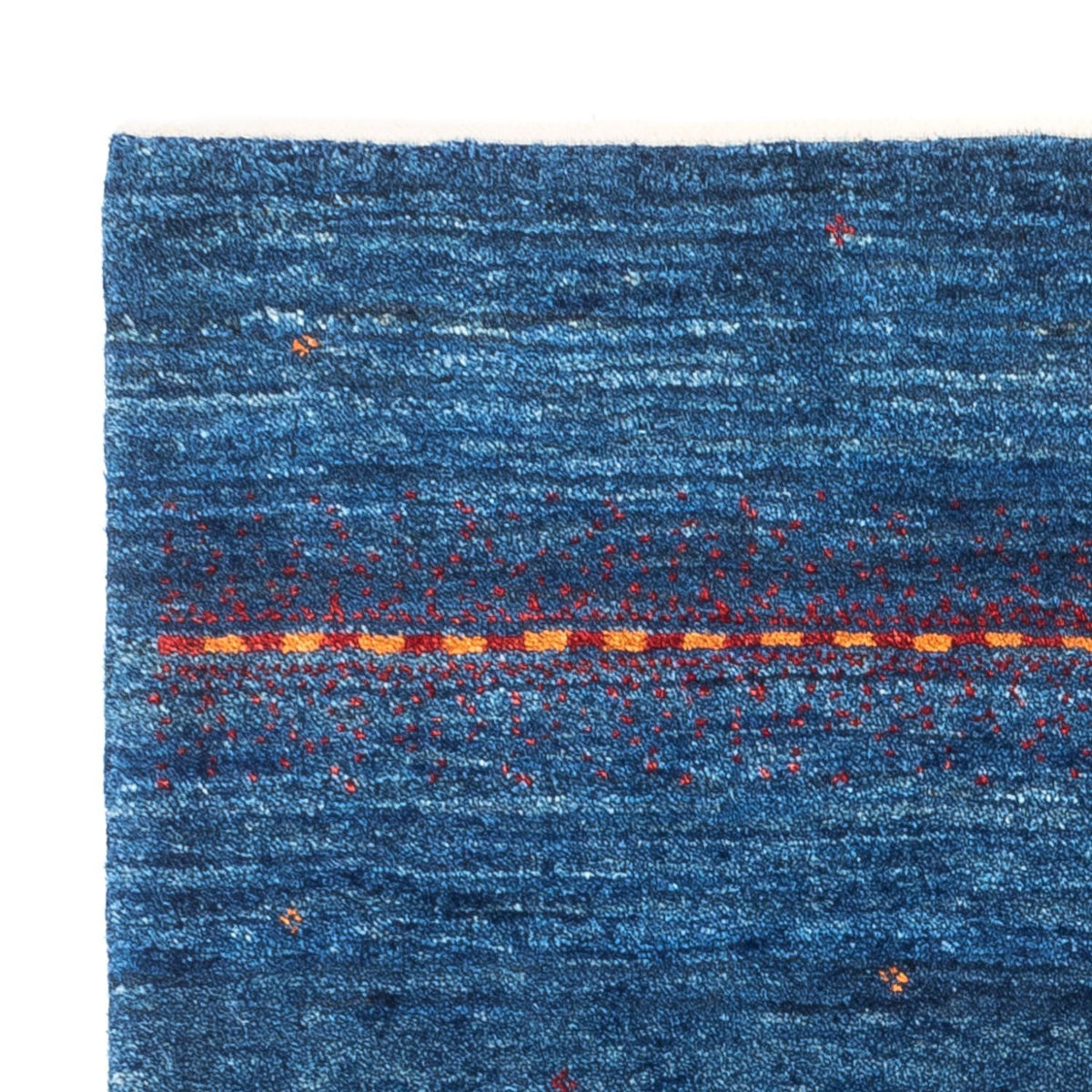 Gabbeh Tapijt - Loribaft Perzisch - 136 x 85 cm - blauw