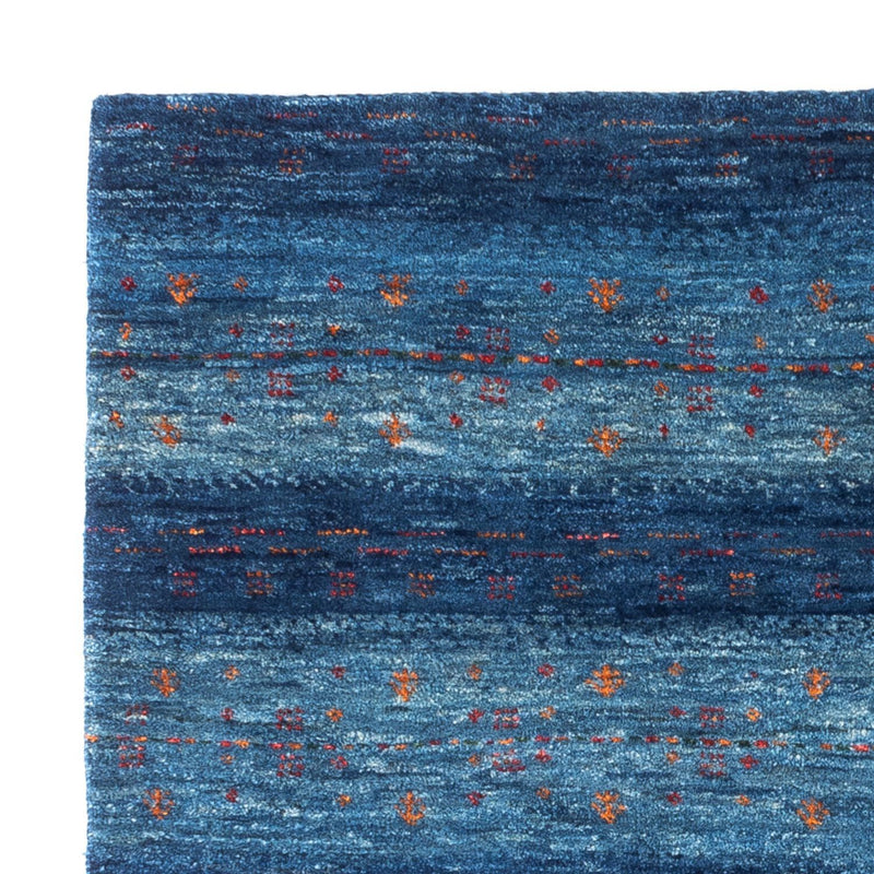 Gabbeh Tapijt - Loribaft Perzisch - 112 x 100 cm - blauw