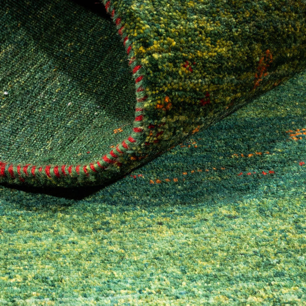 Gabbeh Tapijt - Loribaft Perzisch - 162 x 91 cm - groen