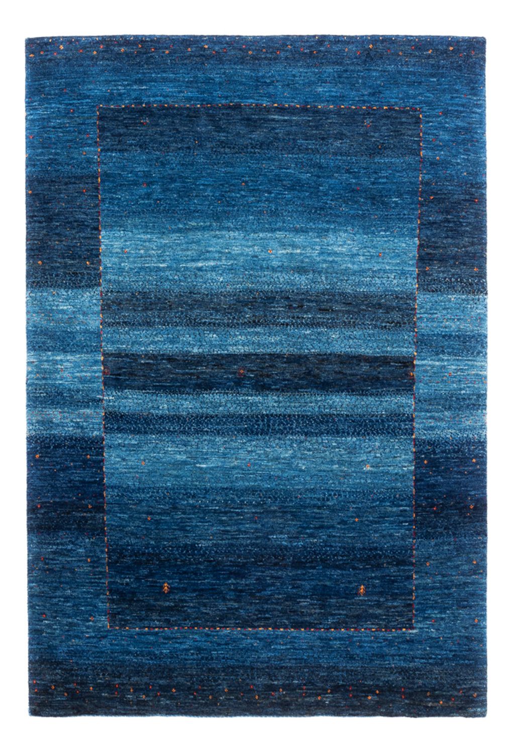 Gabbeh Tapijt - Loribaft Perzisch - 184 x 125 cm - blauw