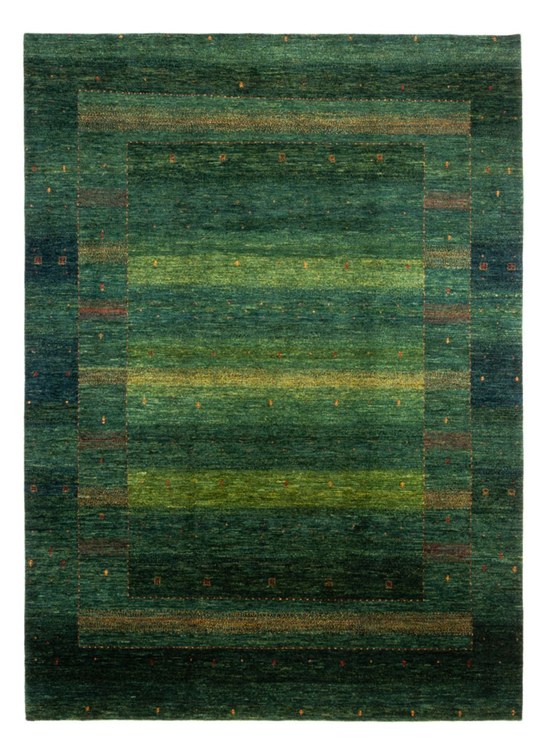 Gabbeh Tapijt - Loribaft Perzisch - 314 x 233 cm - groen