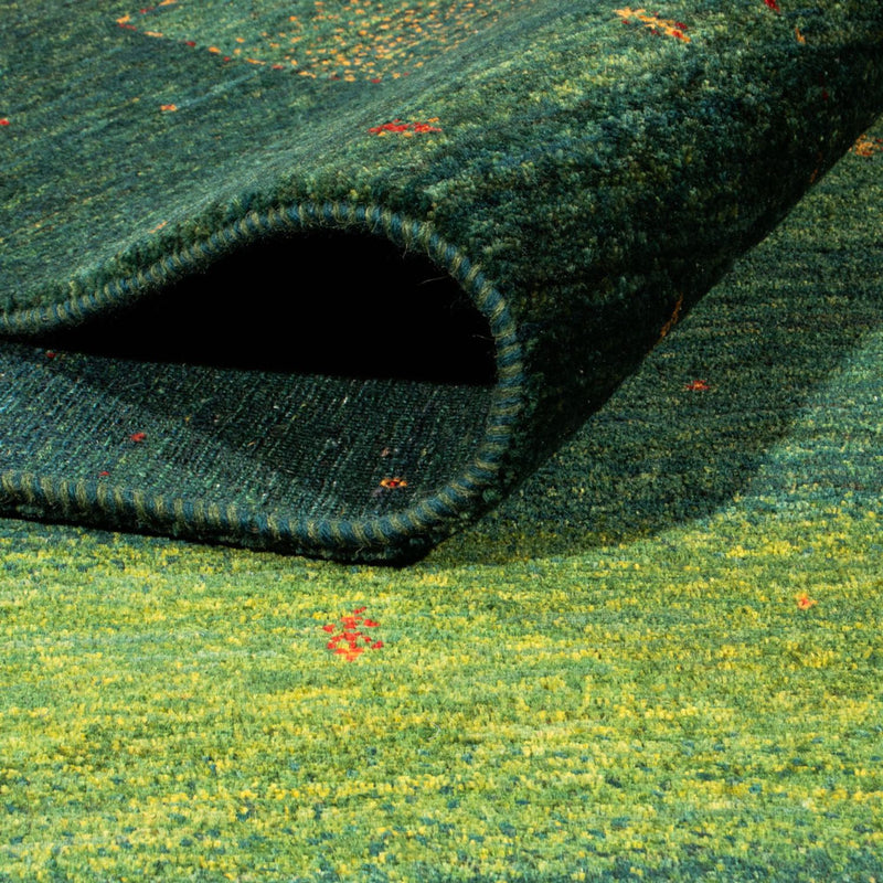 Gabbeh Tapijt - Loribaft Perzisch - 314 x 233 cm - groen