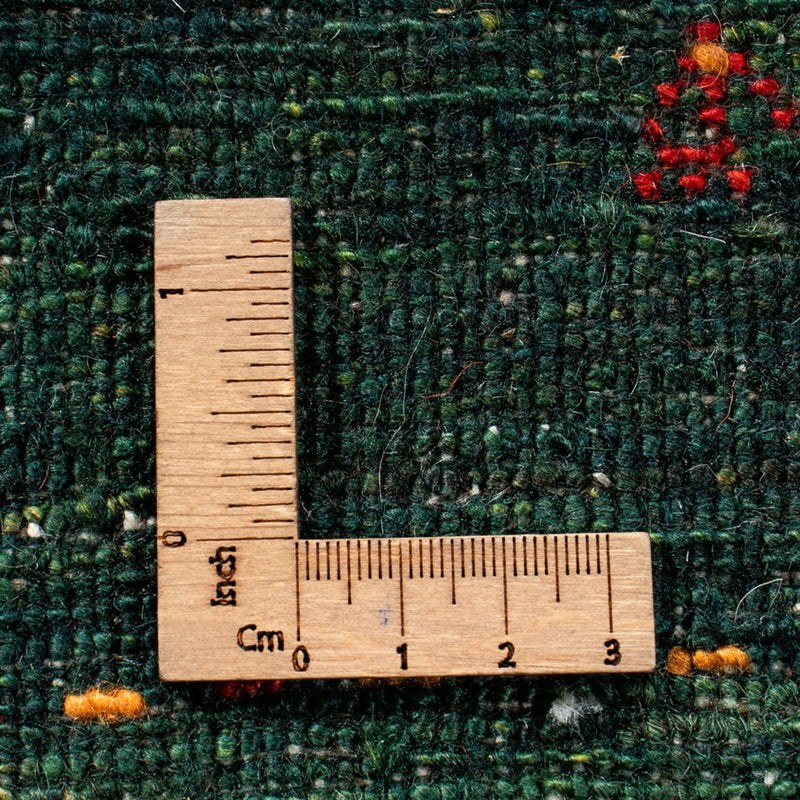 Gabbeh Tapijt - Loribaft Perzisch - 314 x 233 cm - groen