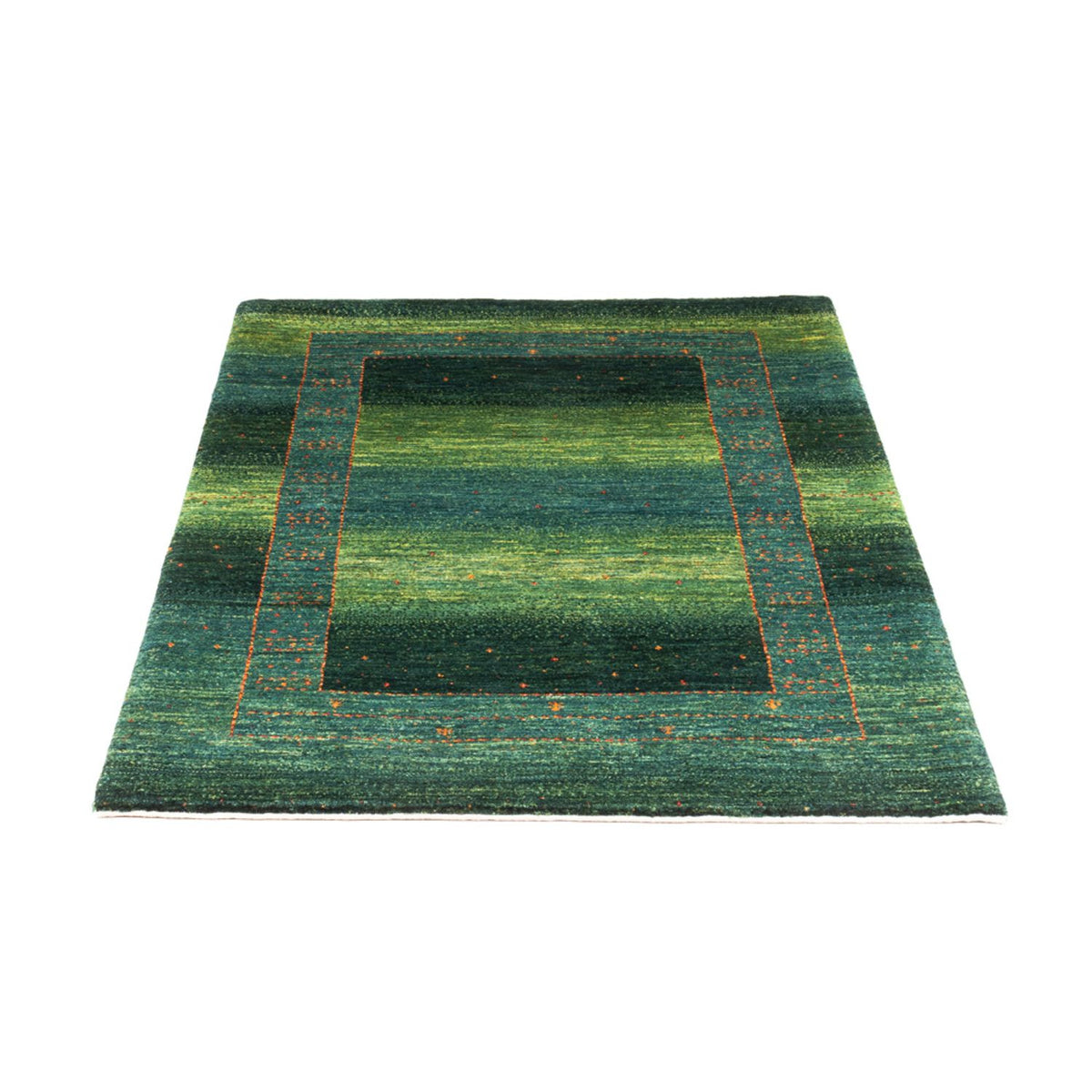 Gabbeh Tapijt - Loribaft Perzisch - 147 x 100 cm - groen