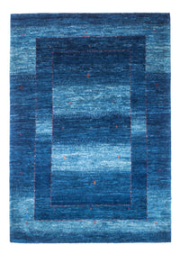 Gabbeh Tapijt - Loribaft Perzisch - 145 x 101 cm - blauw