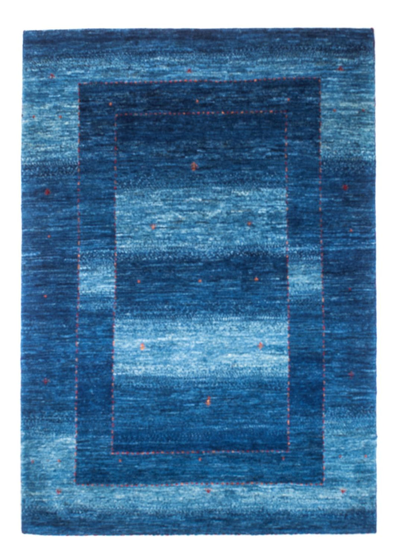 Gabbeh Tapijt - Loribaft Perzisch - 145 x 101 cm - blauw