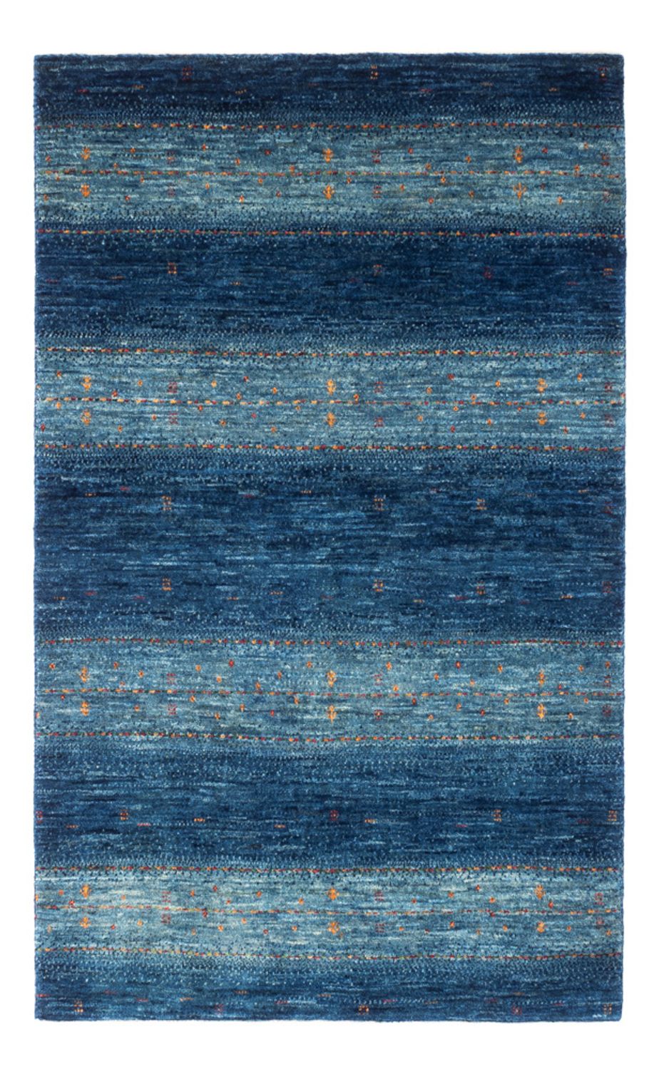 Gabbeh Tapijt - Loribaft Perzisch - 135 x 82 cm - blauw
