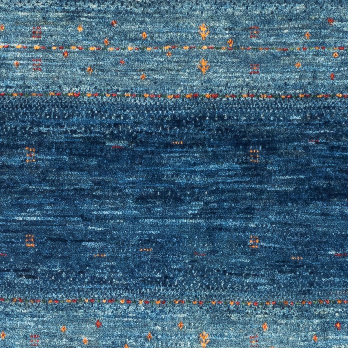 Gabbeh Tapijt - Loribaft Perzisch - 135 x 82 cm - blauw