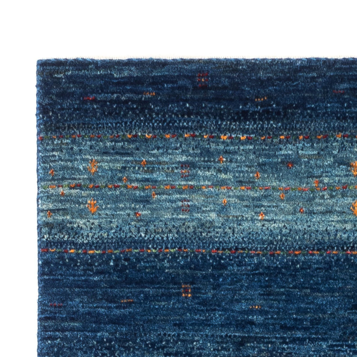 Gabbeh Tapijt - Loribaft Perzisch - 135 x 82 cm - blauw