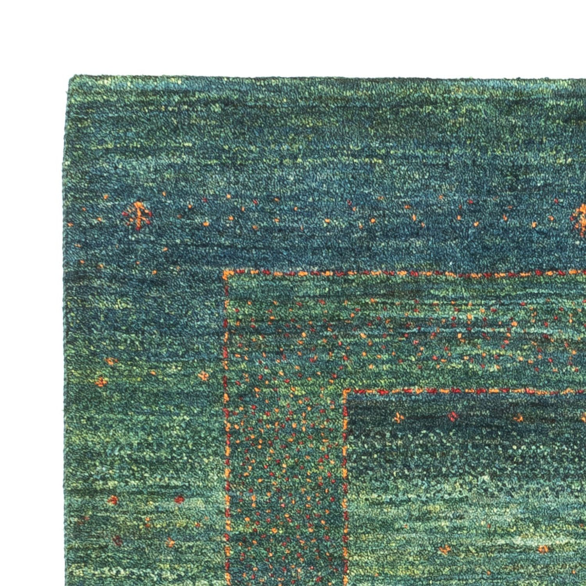 Gabbeh Tapijt - Loribaft Perzisch - 111 x 83 cm - groen