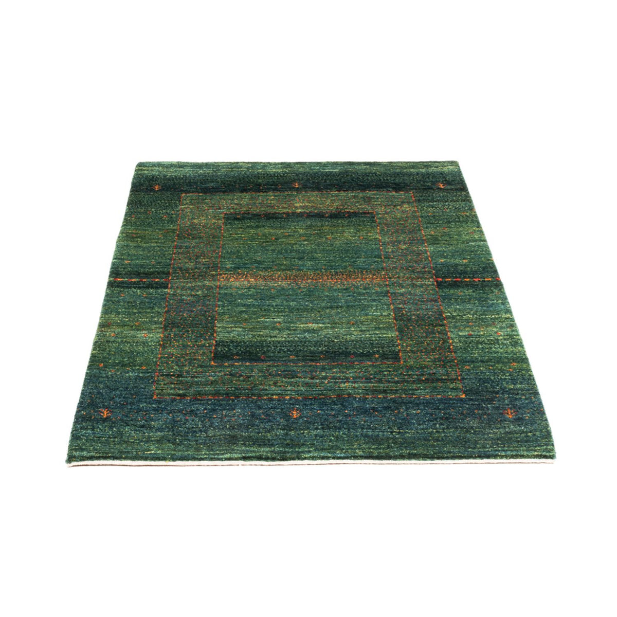 Gabbeh Tapijt - Loribaft Perzisch - 111 x 83 cm - groen