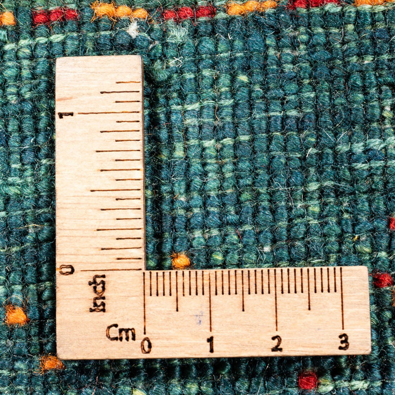 Gabbeh Tapijt - Loribaft Perzisch - 111 x 83 cm - groen