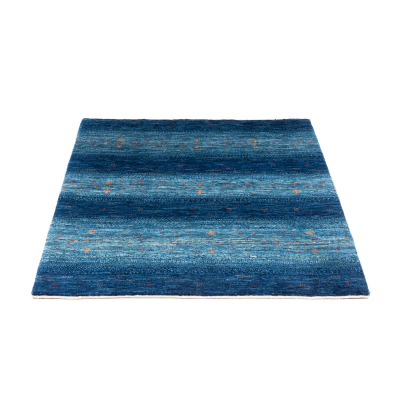Gabbeh Tapijt - Loribaft Perzisch - 116 x 92 cm - blauw