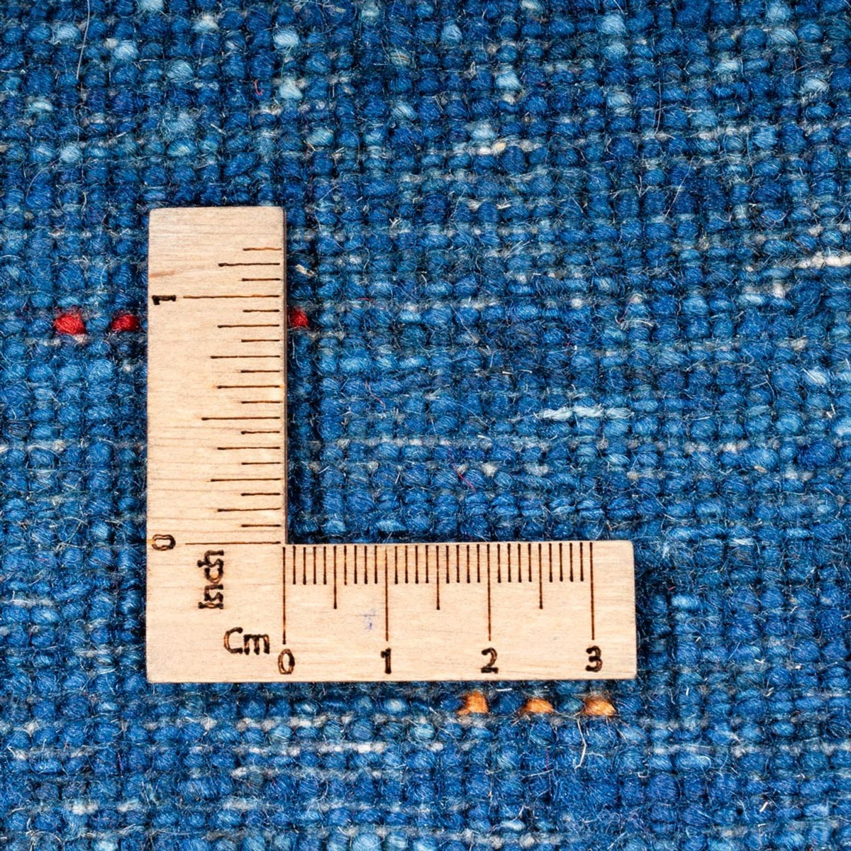 Gabbeh Tapijt - Loribaft Perzisch - 116 x 92 cm - blauw