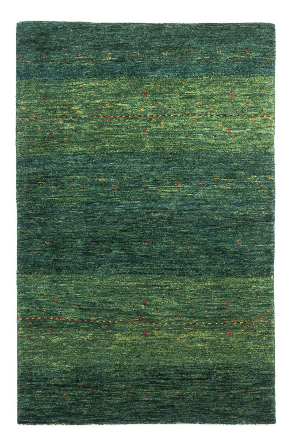 Gabbeh Tapijt - Loribaft Perzisch - 125 x 81 cm - groen