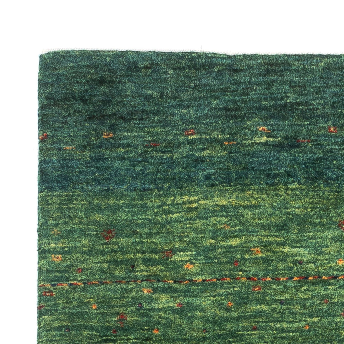 Gabbeh Tapijt - Loribaft Perzisch - 125 x 81 cm - groen
