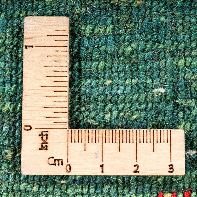 Gabbeh Tapijt - Loribaft Perzisch - 125 x 81 cm - groen