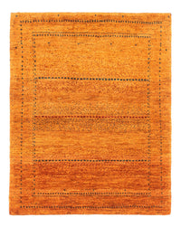 Gabbeh Tapijt - Loribaft Perzisch - 98 x 81 cm - goud